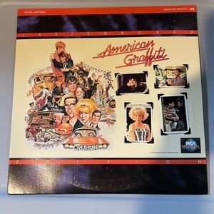 Vintage 1996 MCA American Graffiti George Lucas Ron Howard LaserDisc